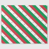 Italienische Flagge - Flagge von Italien - Italien Geschenkpapier (Flach)