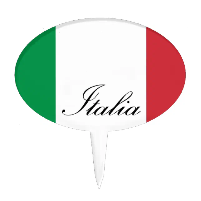 Italienische Flagge - Flagge von Italien - Italien Tortenpicker