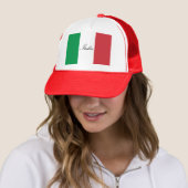 Italienische Flagge - Flagge von Italien - Italien Truckerkappe (Beispiel)