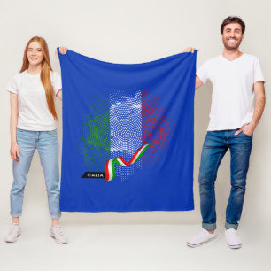 Italienische Flagge Fleecedecke