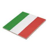 Italienische Flagge Fliese (Seite)