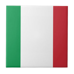 Italienische Flagge Fliese
