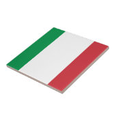 Italienische Flagge Fliese (Seite)
