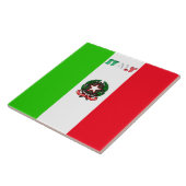 Italienische Flagge Fliese (Seite)