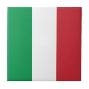 Italienische Flagge Fliese