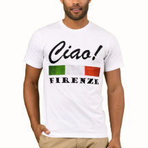 Italienische Flagge Florenz Italien Ciao Firenze