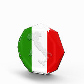 Italienische Flagge Fotoblock (Rechts)