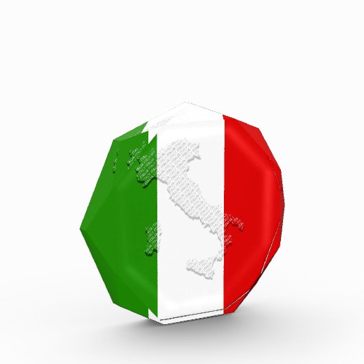 Italienische Flagge Fotoblock (Links)