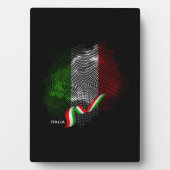 Italienische Flagge Fotoplatte (Vorderseite)