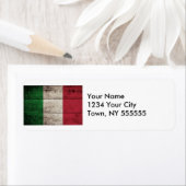 Italienische Flagge für Altholzkörner (Insitu)