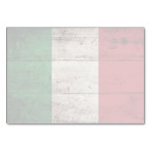 Italienische Flagge für Altholzkörner Tischnummer (Vorderseite)