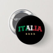 Italienische Flagge für Fußball-Shirt Button (Vorne & Hinten)
