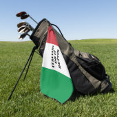 Italienische Flagge für Handtuchhandtuch Golfhandtuch (Gras)