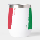 Italienische Flagge für künstlerische Pinselstrich (Rechts)