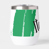 Italienische Flagge für künstlerische Pinselstrich (Vorderseite)