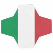 Italienische Flagge Fußball (Flach)