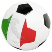 Italienische Flagge Fußball (Dreiviertel)