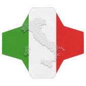 Italienische Flagge Fußball (Flach)