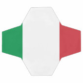 Italienische Flagge Fußball (Flach)