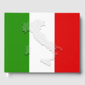 Italienische Flagge Gästebuch (Vorderseite)