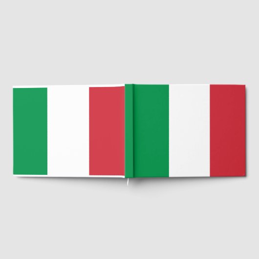 Italienische Flagge Gästebuch (Voll)