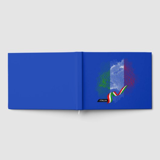 Italienische Flagge Gästebuch (Voll)