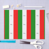 Italienische Flagge, gekennzeichnet Seidenpapier (Handwerk)