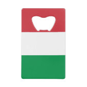 Italienische Flagge Geldbeutel Flaschenöffner (Vorderseite)