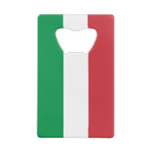 Italienische Flagge Geldbeutel Flaschenöffner (Rückseite)