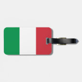 Italienische Flagge Gepäckanhänger (Rückseite horizontal)