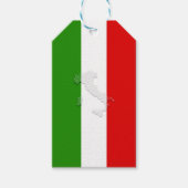 Italienische Flagge Geschenkanhänger (Vorderseite)
