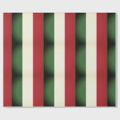 Italienische Flagge Geschenkpapier (Flach)