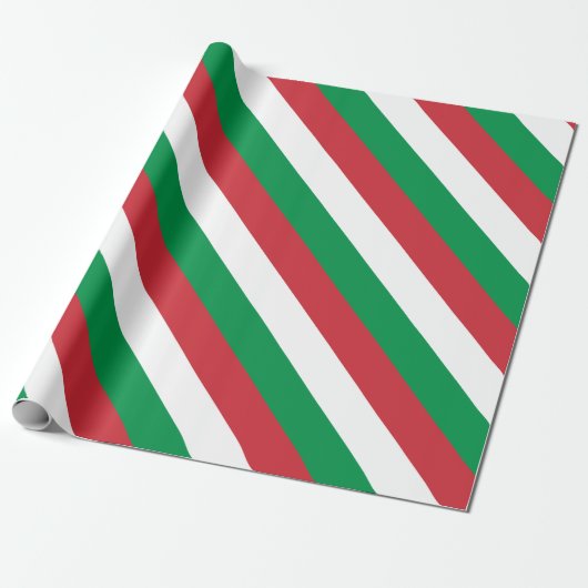 Italienische Flagge Geschenkpapier (Ungerollt)