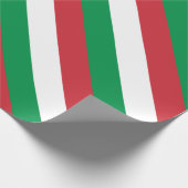 Italienische Flagge Geschenkpapier (Ecke)