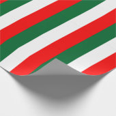 Italienische Flagge Geschenkpapier (Ecke)