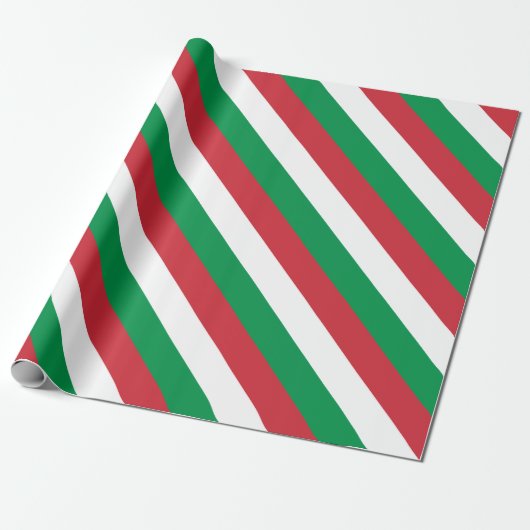 Italienische Flagge Geschenkpapier (Ungerollt)