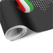 Italienische Flagge Geschenkpapier (Rolleneckpunkt)