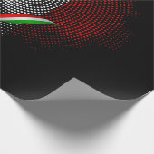 Italienische Flagge Geschenkpapier (Ecke)