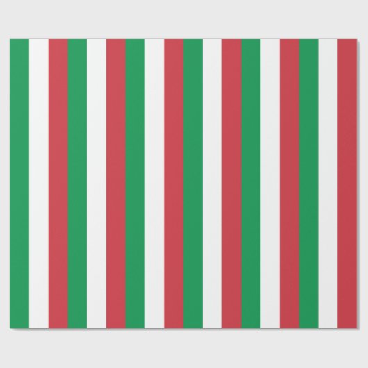 Italienische Flagge Geschenkpapier (Flach)