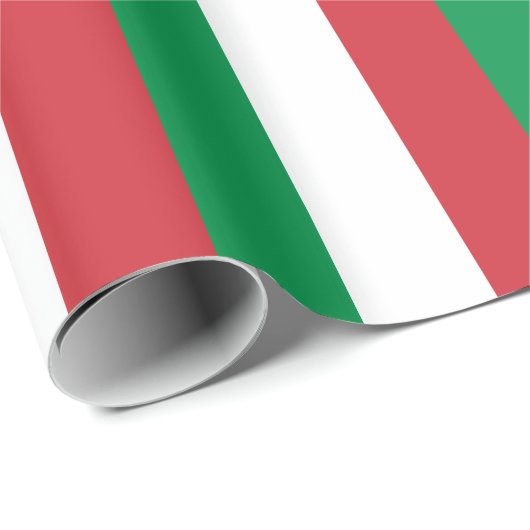 Italienische Flagge Geschenkpapier (Rolleneckpunkt)