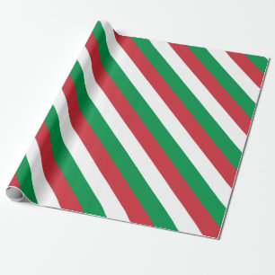 Italienische Flagge Geschenkpapier