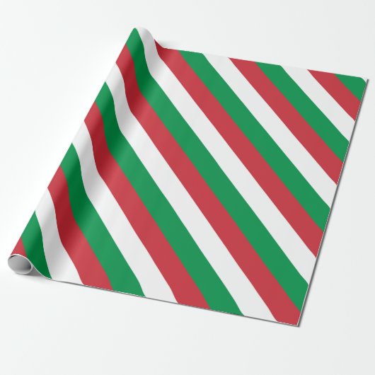 Italienische Flagge Geschenkpapier (Ungerollt)