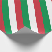 Italienische Flagge Geschenkpapier (Ecke)