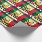 Italienische Flagge Geschenkpapier (Ecke)