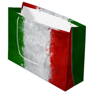 Italienische Flagge Geschenktasche Große Geschenktüte