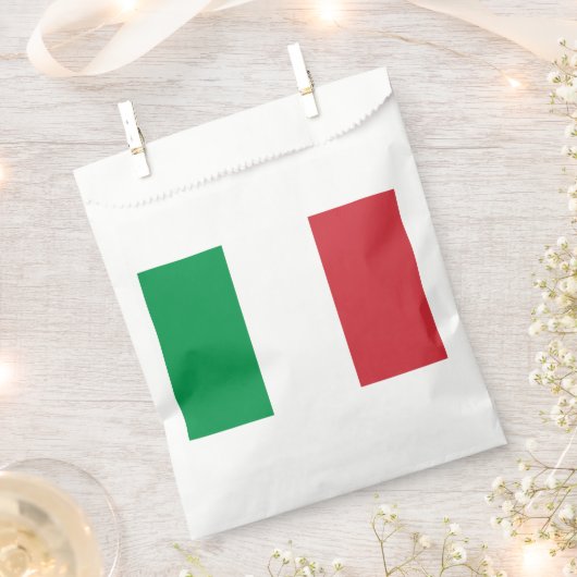 Italienische Flagge Geschenktütchen (Ausgeschnitten)