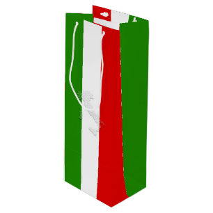 Italienische Flagge Geschenktüte Für Weinflaschen