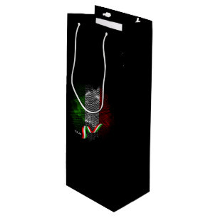 Italienische Flagge Geschenktüte Für Weinflaschen
