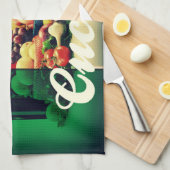 Italienische Flagge Geschirrtuch (Viertel Falte)