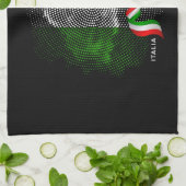 Italienische Flagge Geschirrtuch (Gefaltet)